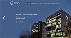 Desktop Screenshot of hechler-haustechnik.de